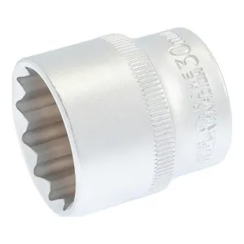 Hlavice nástrčná 12hranná MASTERTOOL 1/2" 30 mm L 43 mm CRV 78-0630