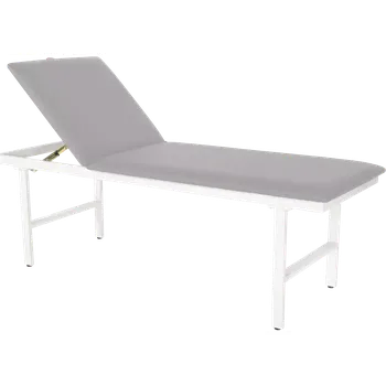 Zahradní lehátko MEDIFORM 710, vyšetřovací lehátko zdravotní, šíře 710 mm, 2-segmentové, pevné, Medi SK světle šedá