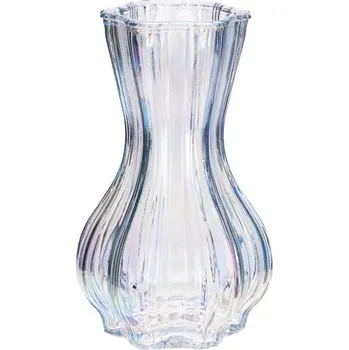 Váza Váza 12x20cm, baňatá, lesklé sklo