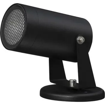 Venkovní osvětlení NOVA LUCE venkovní svítidlo s bodcem DESTRY černý hliník a čiré sklo plástvový difuzor proti oslnění GU10 1x10W 220-240V bez žárovky IP54 9136184