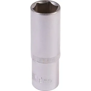Hlavice nástrčná prodloužená 6-hranná MASTERTOOL 1/2" 19 mm L 78 mm CRV 78-0519