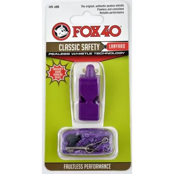 Tkaničky do bot Píšťalka FOX Classic + šňůra 9903-0808 fialová NEPLATÍ