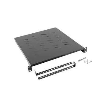 Serverovna LANBERG 19" PEVNÁ POLICE 1U/483X500MM MAX. NOSNOST DO 25 KG ČERNÁ