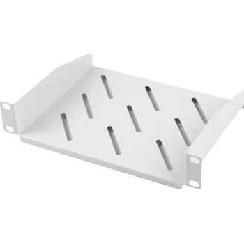 Racková skříň LANBERG 10" PEVNÁ POLICE 1U/254X180MM MAX. NOSNOST DO 20 KG ŠEDÁ