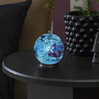 Lampička Konstsmide Christmas 3D hologram zimní krajina, 42 LED - délka napájecího kabelu 180 cm černá 42 x 0,01 W LED - Doprava zdarma