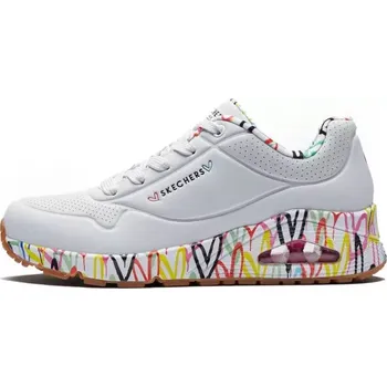 Dámské tenisky Skechers X Jgoldcrown Uno Loving Love W 155506-WHT dámské boty 38.5