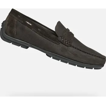 Pánská fitness obuv Pánské mokasíny GEOX MONER 2FIT HNĚDÁ 41