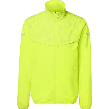 Pánská větrovka 711995 - Tchibo - Větruvzdorná běžecká bunda - pro muže - vel. M 48/50 - barva: žlutá/s potiskem