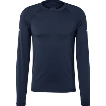 Pánské tričko 711925 - Tchibo - Funkční triko s dlouhým rukávem - pro muže - vel. XL 56/58 - barva: modrá