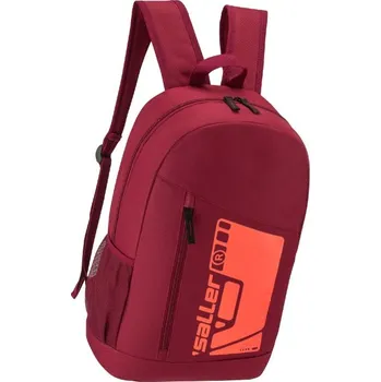 Saller SQUAD50 Batoh BARVA: 176 tmavě červená-černá-neon oranžová Praktický sportovní batoh s chytrou organizací