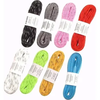 Tkaničky do bot Merco PHW-12 tkaničky do bruslí voskované žlutá Délka: 240 cm