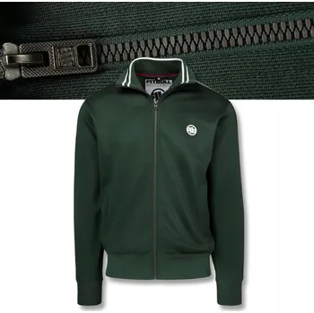 Pánská mikina Pánská Rozepínací mikina Pitbull Oldschool TAPE LOGO se stojáčkem bez kapuce