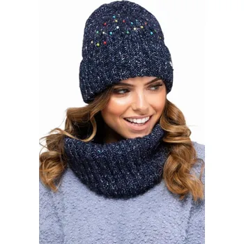 Dámské spodní prádlo Kamea sada čepice a nákrčník (rolák) univerzální velikost modrá