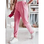 Dámské kalhoty PLISSO Dstreet UY2516 Barva: Růžová, Velikost: S