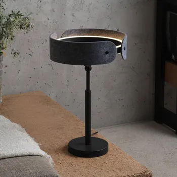 Lampička OSRAM LED stolní lampa Decor Curve Felt, šedá, plsť, 3 000 K tmavě šedá LED 19 W celkem - Doprava zdarma