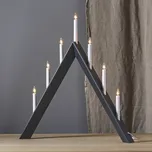STAR TRADING Svícen Šíp, špičatý, 7 plamenů, černý - Délka přívodního kabelu 180 cm černá 7 x 3 W - Doprava zdarma