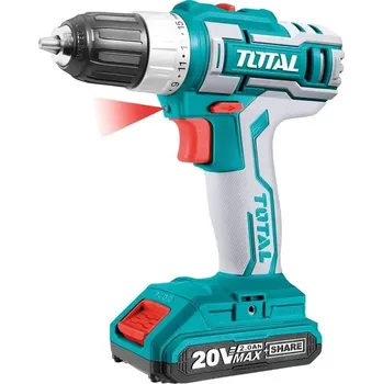 Aku Vrtačka Total TDLI2002, 20V Li-ion, 2000mAh, s