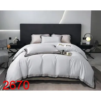 Povlečení Povlečení s volánem Šedé 160x200 FHC-2670