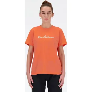 Tričko New Balance S/S Script Tee Gfr W WT41909GFR S