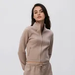 Reserved - Mikina na zip se stojáčkem - kávová - 811GA-84X - 811GA-84X-L