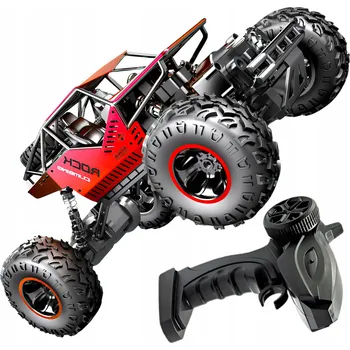 RC model auta HRAČKA DÁLKOVĚ OVLÁDANÝ JEZDÍCÍ HB CRAWLER 4WD S LED OSVĚTLENÍM