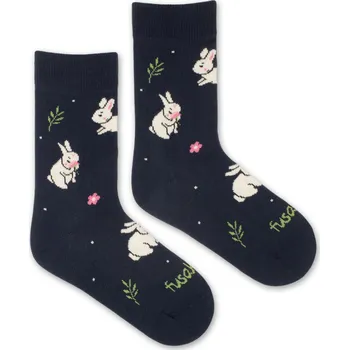 Dámské ponožky Dětské ponožky Zajíčci M (27-30)