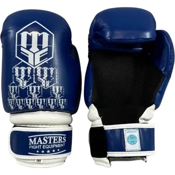 Otevřené rukavice ROSM-FIGHT (schváleno WAKO) červená+S