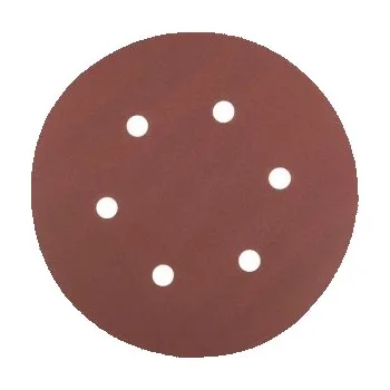 Brusný papír Brusný výsek suchý zip MASTERTOOL 225 mm P150 6 otvorů 5 ks 08-2015-H