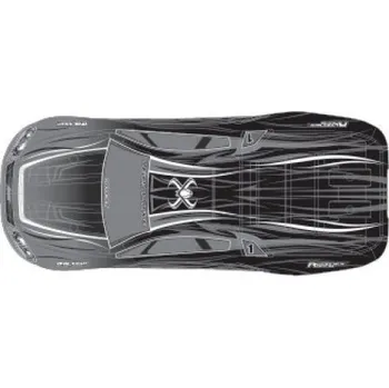 RC model auta AB38-SJ01 - Karoserie pro Truggy Racer 4WD 1:16- oranžový