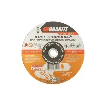 Řezný kotouč Kotouč řezný na kov a nerez GRANITE PROFI +30 230*2, 5*22, 2 mm 8-06-232