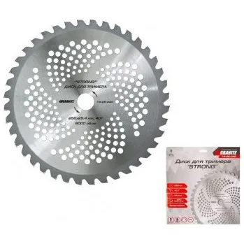 Pilový kotouč pro křovinořez GRANITE STRONG karbidový 255*25, 4*40Т 19-25-040