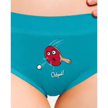 Souprava dámského spodního prádla Bastard Podávám odpal dámské kalhotky Turquoise