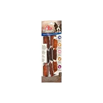 Pamlsek pro psa Pochoutka 8in1 Triple Flavour Mega Skewers 160g
