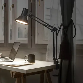 Lampička OSRAM LED svítidlo Office Line Desk Retro černé 3 000 K - Stínidlo na lampu – Ø 17,6 cm, výška 16,3 cm; délka každého ramene 33 cm, délka kabelu 160 cm černá 1 x 9 W LED - Doprava zdarma