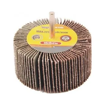 Brusný kotouč Válec lamelový brusný MASTERTOOL 0*40 mm P60 s hřídelí 6 mm 08-2296