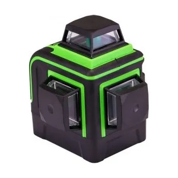 Vodováha Vodováha laserová MASTERTOOL 10m ±0, 2 mm /m H/V/H+V H360°/2*V360° ±3° GREEN/510 nm třída II IP54 Li-ion/АА*3 textilní pouzdro 3