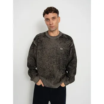 Pánský svetr OBEY Obey Spray Effect Sweater (black multi) L, černá