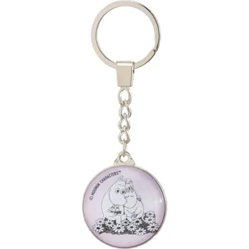 Přívěsek na klíče Mumínek a Snork růžový G 3,5cm, NordicBuddies Finsko