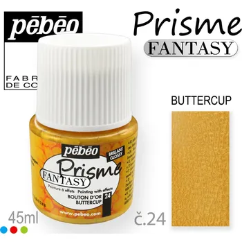 Výtvarná barva Barva na Šperky PRISME Fantasy Pébéo . barva č.24 BUTTERCUP . Balení 45ml.