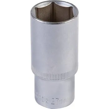 Gola hlavice Hlavice nástrčná prodloužená 6-hranná MASTERTOOL 1/2" 27 mm L 78 mm CRV 78-0527