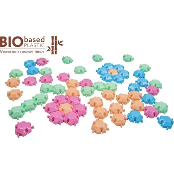 ostatní stavebnice ELFIKI BIO PLAST Mozaika - 60 kusů