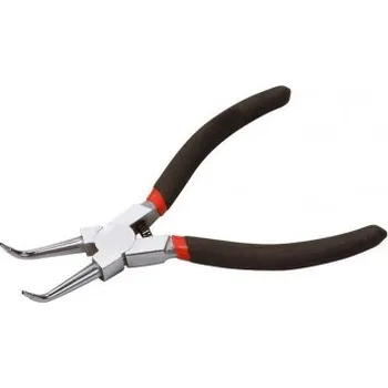 Kleště Kleště na pojistné kroužky vnitřní, zahnuté MASTERTOOL Seeger 175 mm C45/HRC 38~48 75-1309