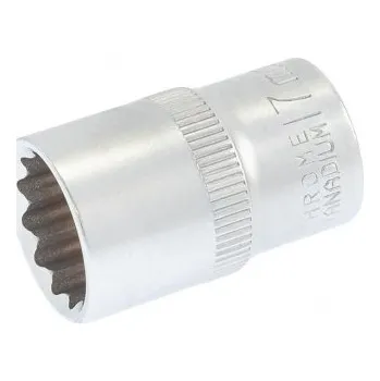 Gola hlavice Hlavice nástrčná 12hranná MASTERTOOL 1/2" 17 mm L 40 mm CRV 78-0617