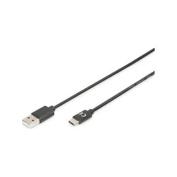 Datový kabel Digitus Připojovací kabel USB C na A 1,8 m, 3A, 480 MB, verze 2.0
