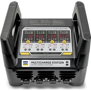 Nabíječka autobaterie GYS nabíječka MULTICHARGE, pro 4 baterie, 4x 10 A