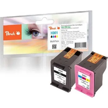 PEACH kompatibilní cartridge HP No 301 MultiPack, black, color