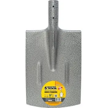 Lopata Lopata hranatá MASTERTOOL 215*300*405 mm kladivový lak bez násady 14-6252