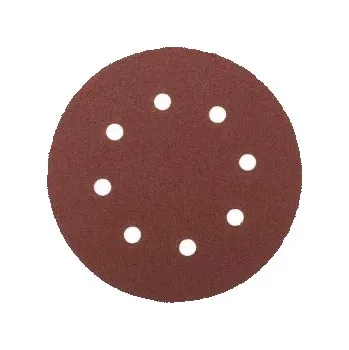 Brusný papír Výsek brusný suchý zip MASTERTOOL 180 mm P60 8 otvorů 5 ks 08-1806-H