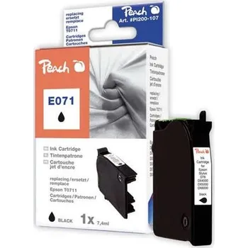 PEACH kompatibilní cartridge Epson T0891, Black, 8,1 ml