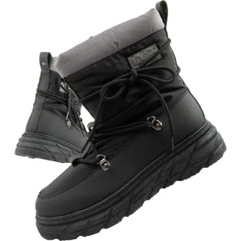 Dámské tenisky Lee Cooper dámská sportovní obuv zimní trekingová zateplená černá šedá dámské 37